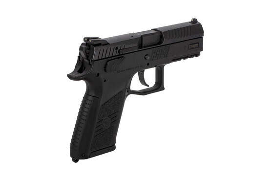 CZ USA P-07 polymer framed compact 9mm handgun uses a combat-style hammer and smooth OMEGA Double action / Single Action trigger